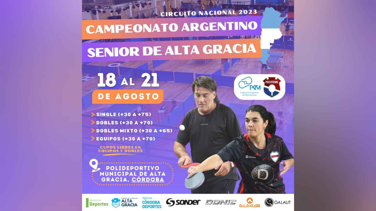 Cuenta regresiva para el Campeonato Argentino Senior